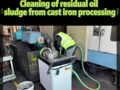 Sprzęt do usuwania osadów ścieków CNC Czyszczyciec zbiornika płynu chłodniczego 8000L/h Przepływ